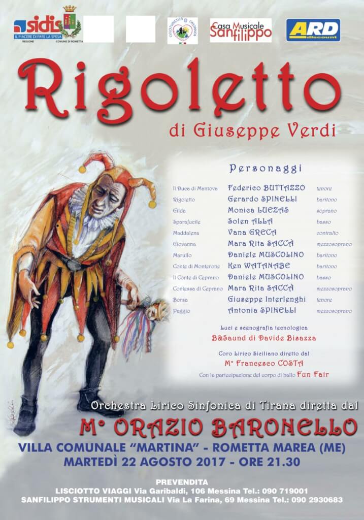 Manifesto Rigoletto Bozza