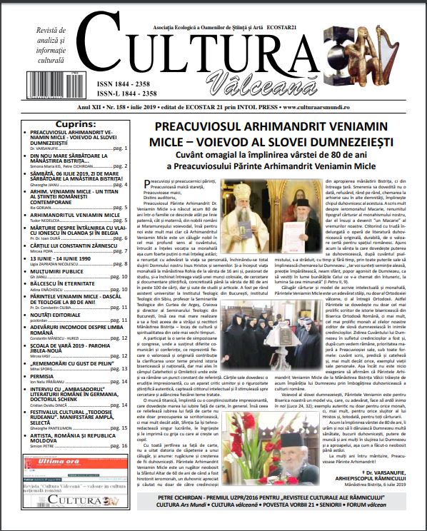 Cultura Valceana iul 2019