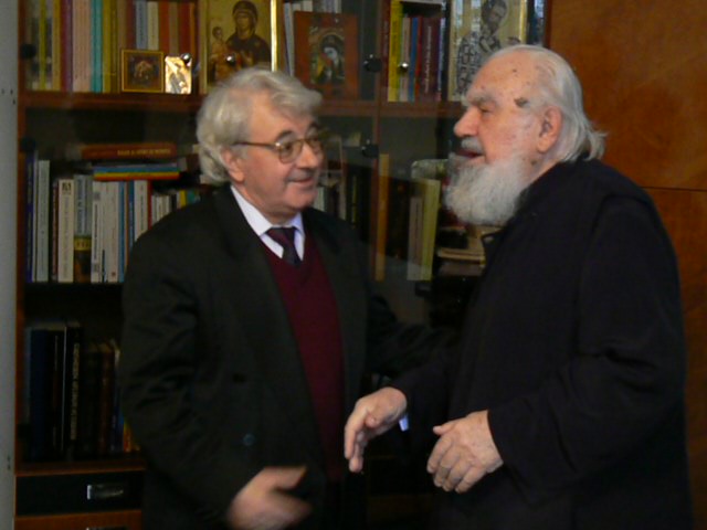 Ioan St Lazăr , Valeriu Anania, foto Intol Press, 24 03 09